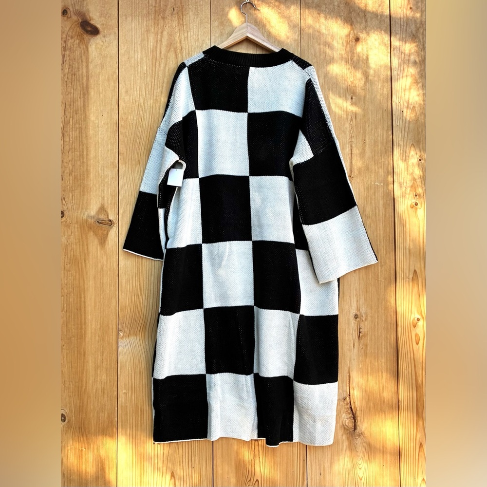 Lala NWT Colorblock Sweater Dress Sz L/XL - Picture 8 of 8